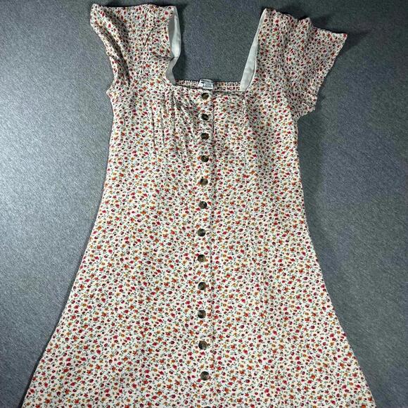 American Eagle Outfitters Dresses & Skirts - American Eagle Woman’s Small Floral Button-Front Cap Sleeve Dress
